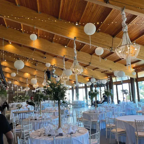 Iluminación decorativa para eventos corporativos