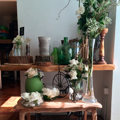 Ambientación floral para celebración