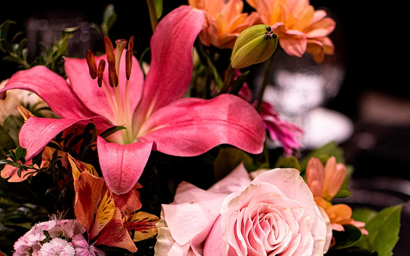 Centros de mesa florales para matrimonios