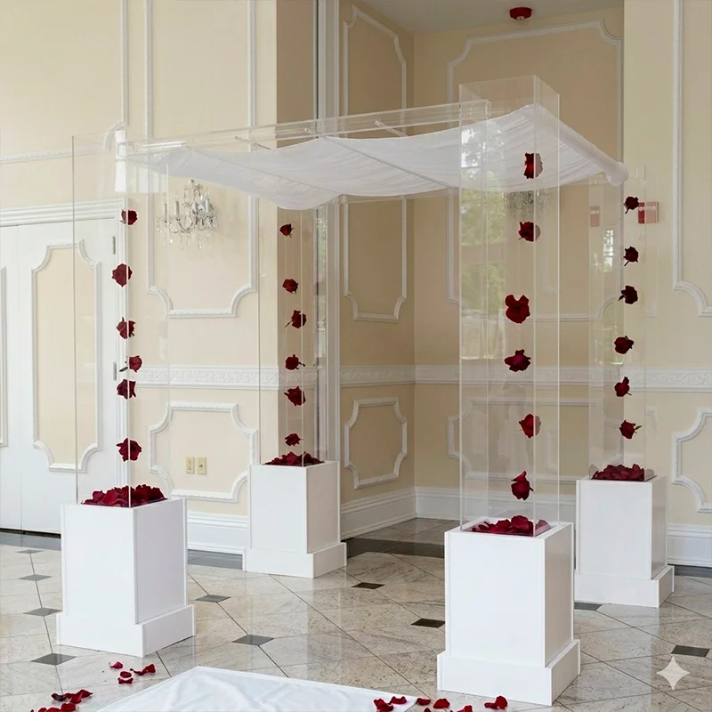 Jupá decorada para ceremonia exterior