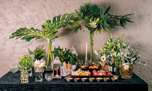 Salones y decoración aérea para matrimonios en Vitacura